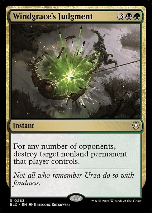 Windgrace's Judgment - Bloomburrow Commander - 263