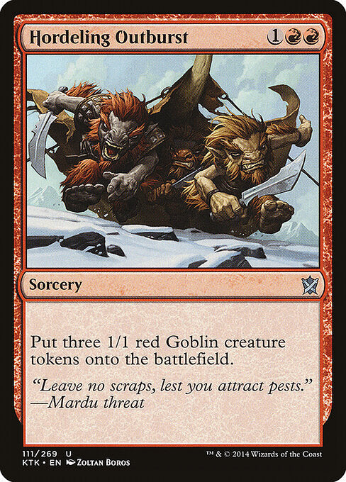 Hordeling Outburst - Khans of Tarkir - 111
