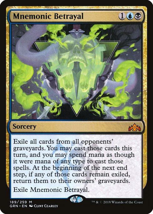 Mnemonic Betrayal - Guilds of Ravnica - 189