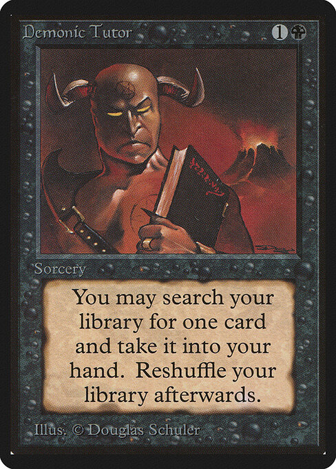 Demonic Tutor - Limited Edition Beta - 105