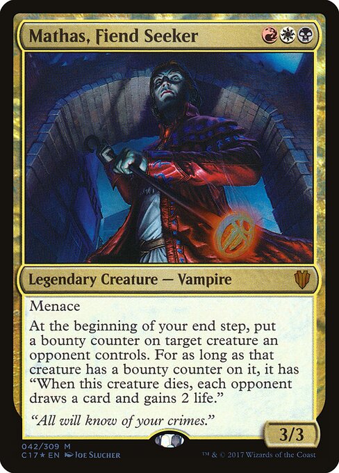 Mathas, Fiend Seeker - Commander 2017 - 42