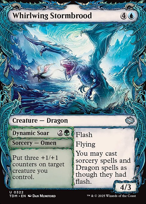 Whirlwing Stormbrood // Dynamic Soar - Tarkir: Dragonstorm - 322