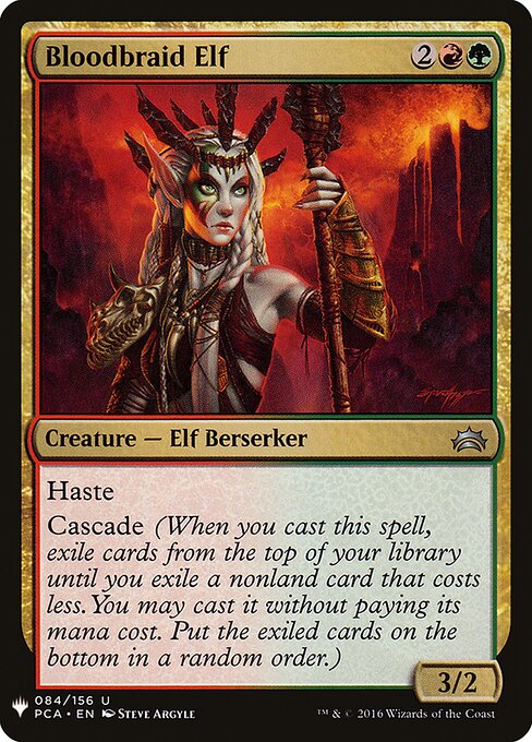 Bloodbraid Elf - The List - PCA-84