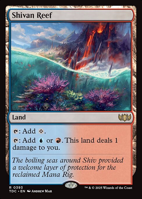Shivan Reef - Tarkir: Dragonstorm Commander - 393