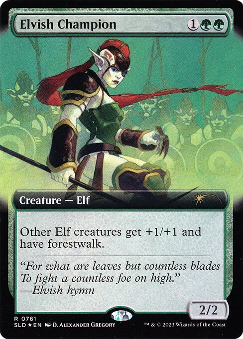 Elvish Champion - Secret Lair Drop - 761