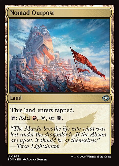 Nomad Outpost - Tarkir: Dragonstorm - 263