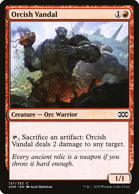Orcish Vandal - Double Masters - 137