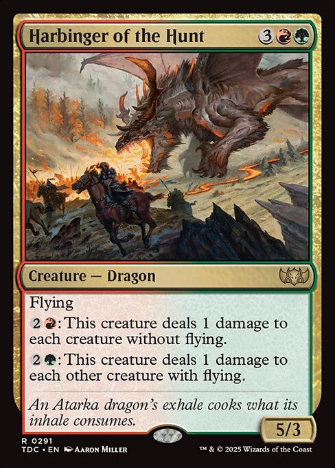 Harbinger of the Hunt - Tarkir: Dragonstorm Commander - 291