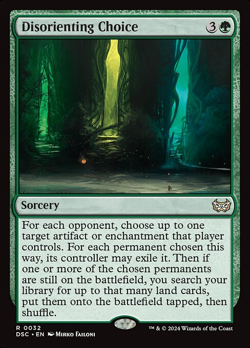 Disorienting Choice - Duskmourn: House of Horror Commander - 32