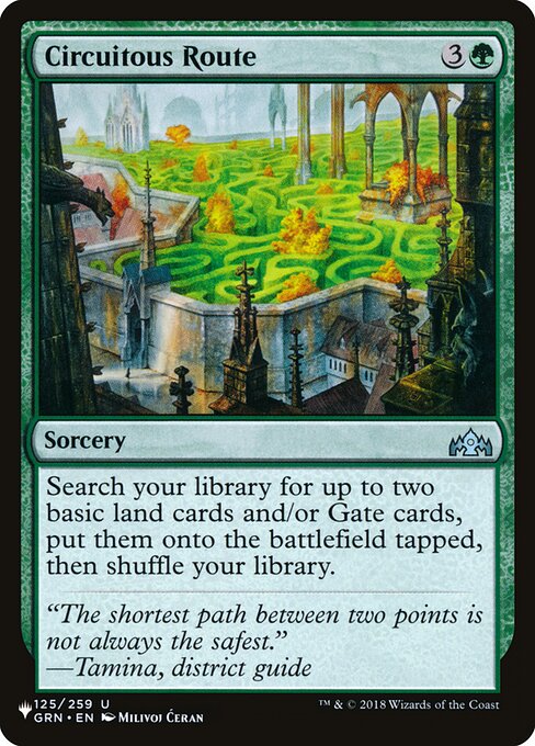 Circuitous Route - The List - GRN-125