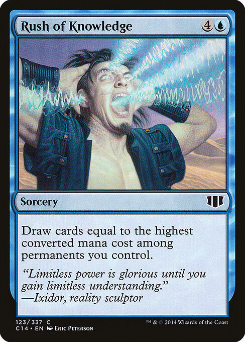 Rush of Knowledge - Commander 2014 - 123