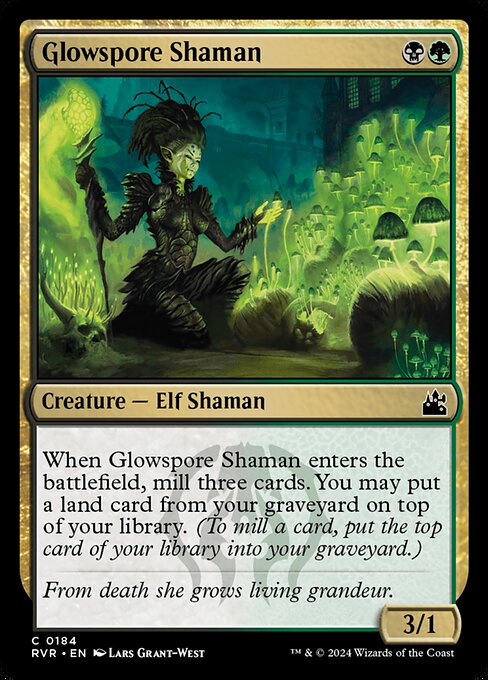 Glowspore Shaman - Ravnica Remastered - 184