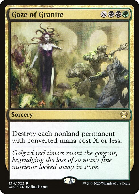 Gaze of Granite - Commander 2020 - 214