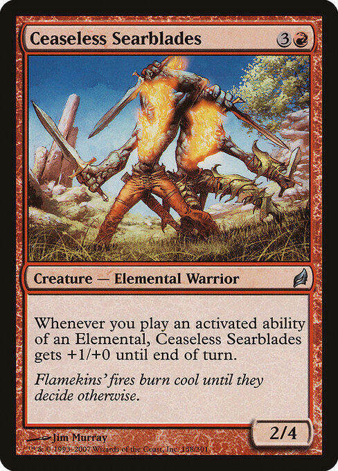 Ceaseless Searblades - Lorwyn - 158