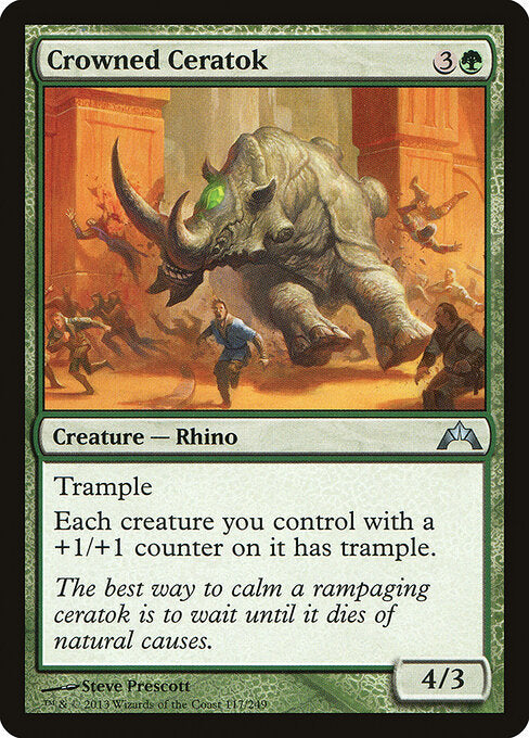 Crowned Ceratok - Gatecrash - 117