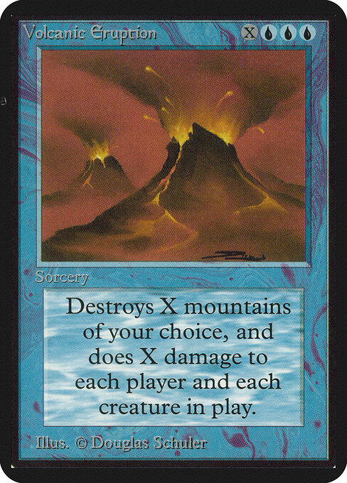 Volcanic Eruption - Limited Edition Alpha - 88