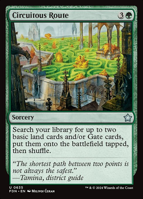Circuitous Route - Foundations - 635