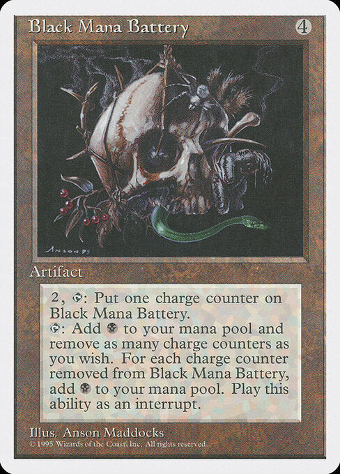 Black Mana Battery - Fourth Edition - 298