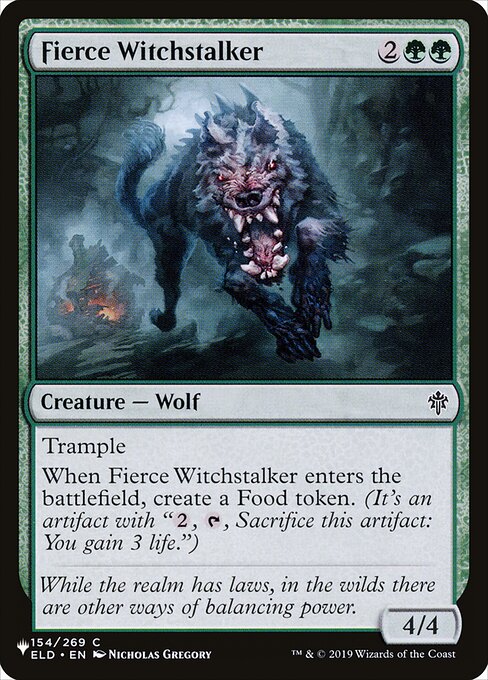 Fierce Witchstalker - The List - ELD-154