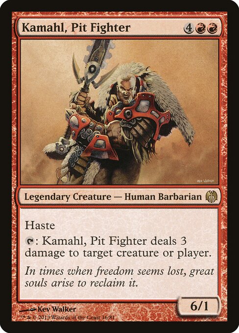 Kamahl, Pit Fighter - Duel Decks: Heroes vs. Monsters - 16