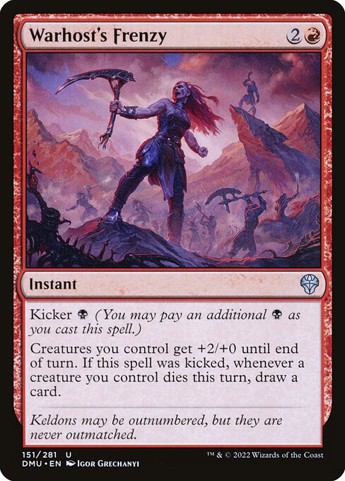 Warhost's Frenzy - Dominaria United - 151