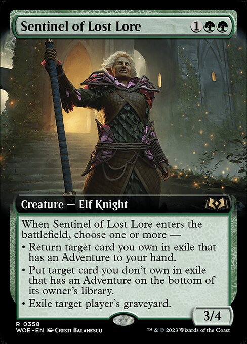Sentinel of Lost Lore - Wilds of Eldraine - 358
