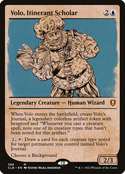 Volo, Itinerant Scholar - Commander Legends: Battle for Baldur's Gate - 388