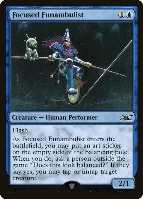 Focused Funambulist - Unfinity - 333