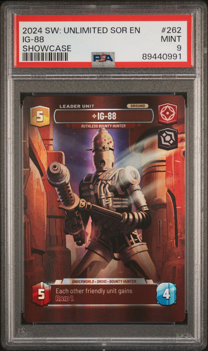 IG-88 SHOWCASE 2024 STAR WARS: UNLIMITED SPARK OF REBELLION PSA MINT 9