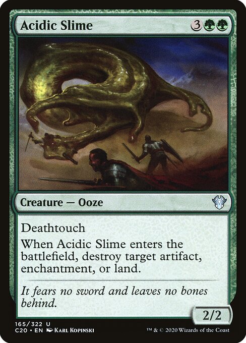 Acidic Slime - Commander 2020 - 165