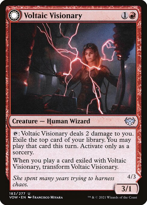 Voltaic Visionary // Volt-Charged Berserker - Innistrad: Crimson Vow - 183