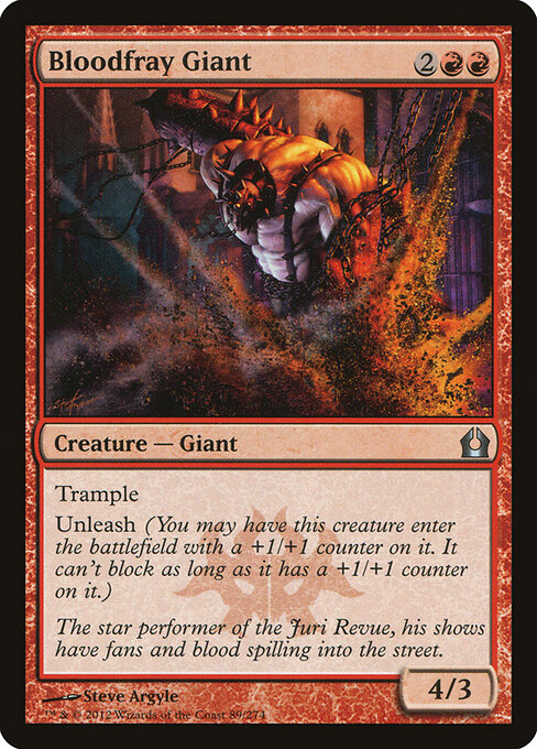 Bloodfray Giant - Return to Ravnica - 89
