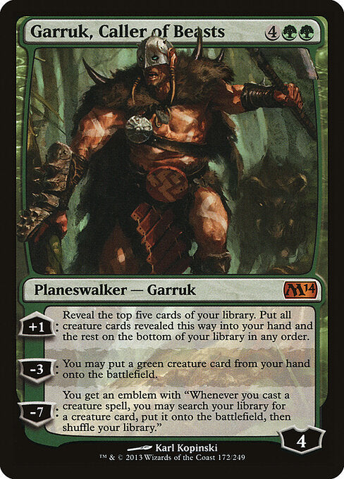 Garruk, Caller of Beasts - Magic 2014 - 172