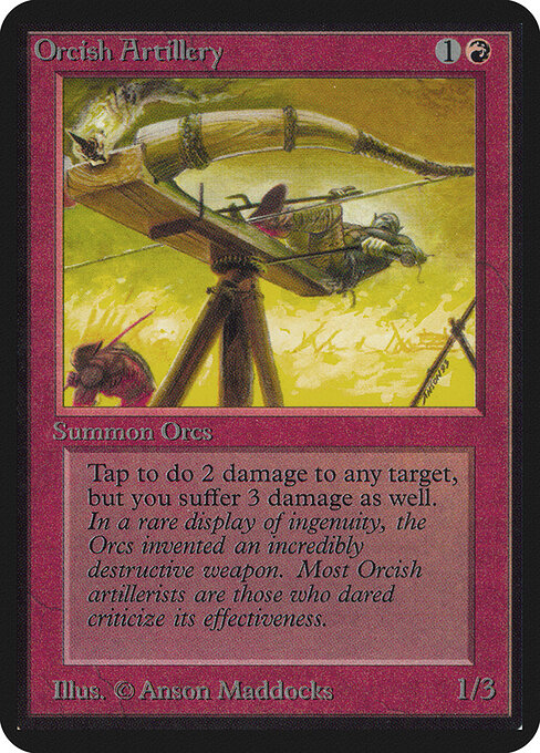 Orcish Artillery - Limited Edition Alpha - 165