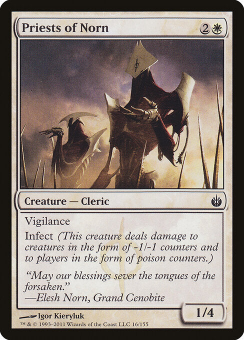 Priests of Norn - Mirrodin Besieged - 16