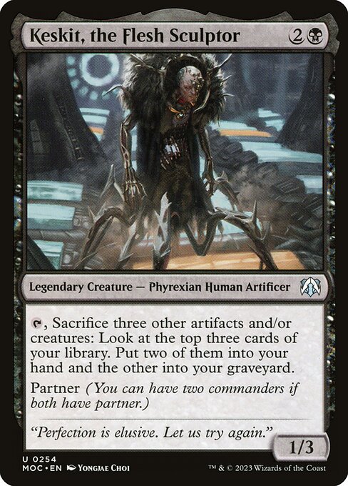 Keskit, the Flesh Sculptor - March of the Machine Commander - 254