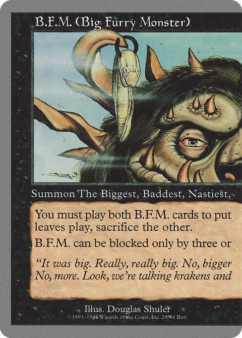 B.F.M. (Big Furry Monster) - Unglued - 28