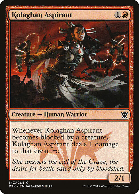 Kolaghan Aspirant - Dragons of Tarkir - 143