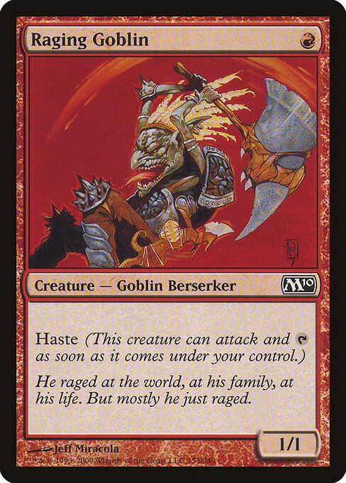 Raging Goblin - Magic 2010 - 153