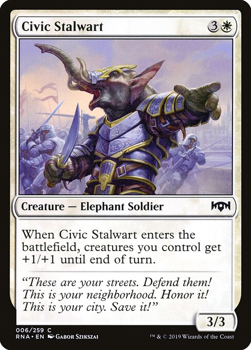 Civic Stalwart - Ravnica Allegiance - 6