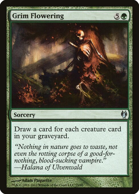 Grim Flowering - Duel Decks: Izzet vs. Golgari - 75