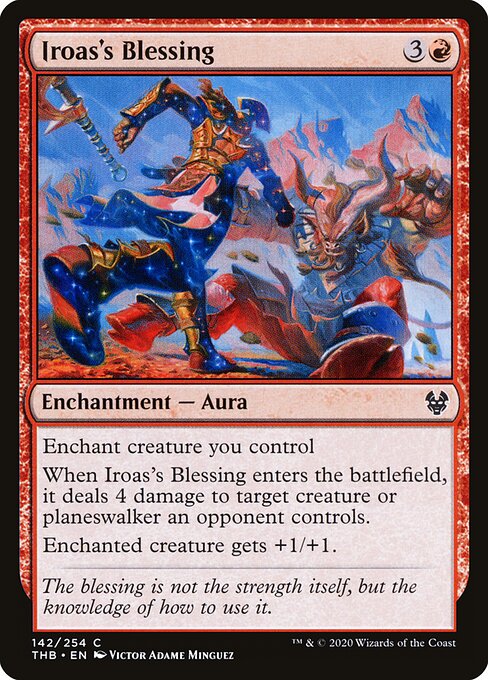 Iroas's Blessing - Theros Beyond Death - 142