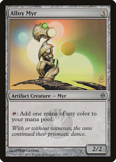 Alloy Myr - New Phyrexia - 129