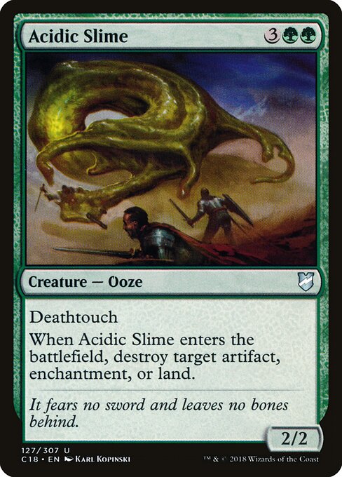 Acidic Slime - Commander 2018 - 127