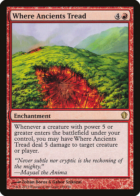Where Ancients Tread - Commander 2013 - 130