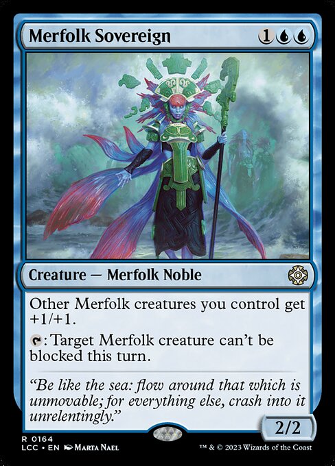 Merfolk Sovereign - The Lost Caverns of Ixalan Commander - 164