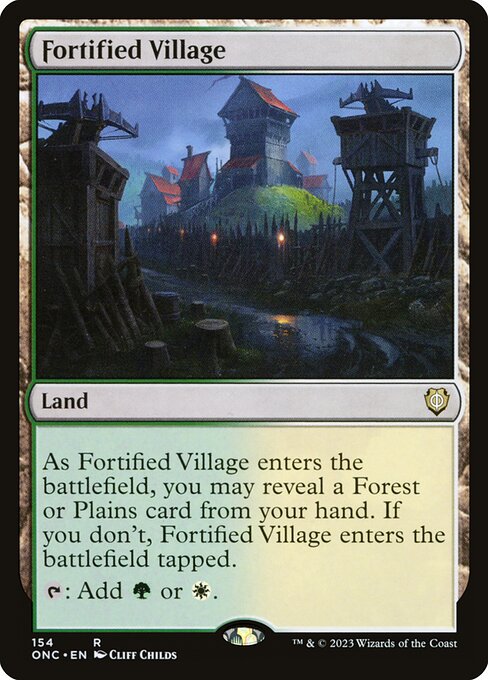 Fortified Village - Phyrexia: All Will Be One Commander - 154