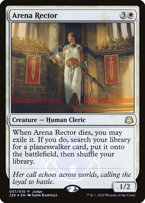 Arena Rector - Judge Gift Cards 2020 - 1