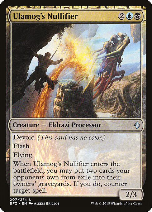 Ulamog's Nullifier - Battle for Zendikar - 207