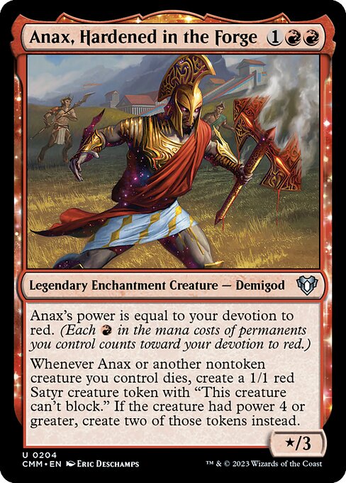 Anax, Hardened in the Forge - Commander Masters - 204